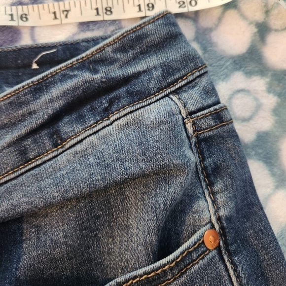 Lane Bryant rainbow boyfriend cropped denim jeans Size 18 - Picture 6 of 14